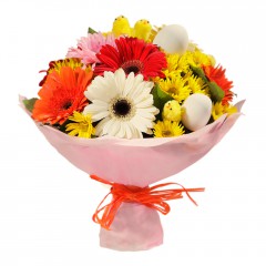 Karışık mevsim buketi Mevsimsel çiçek  Mardin internetten çiçek siparişi 