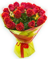 19 Adet kırmızı gül buketi  Mardin çiçek siparişi vermek 