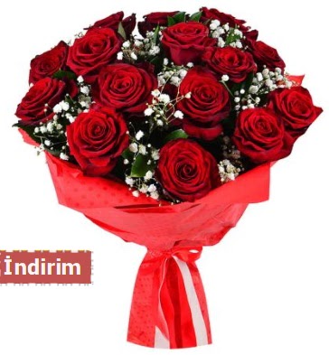 12 Adet kırmızı aşk gülleri  Mardin çiçek satışı 