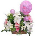 balon ve çiçeklerle tanzim  Mardin internetten çiçek satışı 