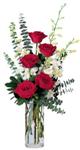  Mardin online çiçek gönderme sipariş  cam yada mika vazoda 5 adet kirmizi gül
